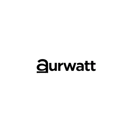 Aurwatt luxury EV charging brand logo